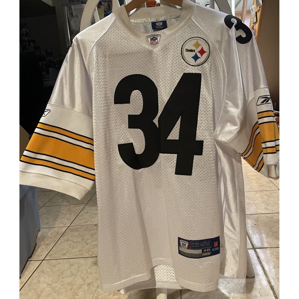 Rashard Mendenhall Authentic Away Jersey #34 Pittsburgh Steelers Reebok Sz 48 XL